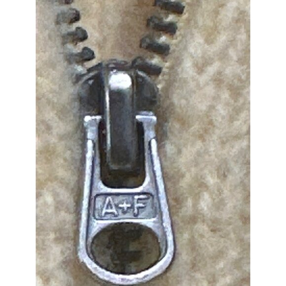 Abercrombie & Fitch Yellow Cable Knit Wool Hoodie Sweater Size Large - Picture 12 of 16